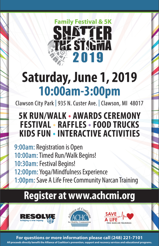 Family Festival & 5K: Shatter the Stigma